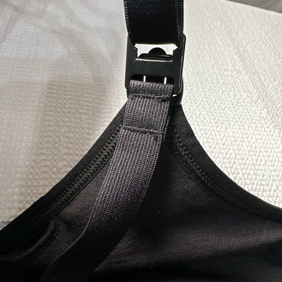 Bravado Basics Bra Plus Size S/P Black Nursing Maternity Wireless Double Layer - Picture 6 of 11
